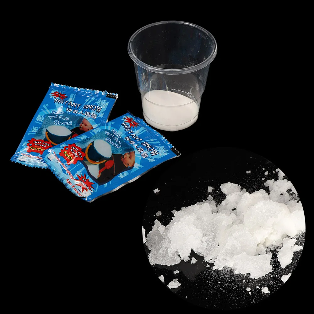 1/5/10pcs White Snow for Christmas Fake Magic Instant Snow Fluffy Super Absorbant Decorations For Christmas Wedding Funny Toy
1/5/10pcs White Snow for Christmas Fake Magic Instant Snow Fluffy Super Absorbant Decorations For Christmas Wedding Funny Toy