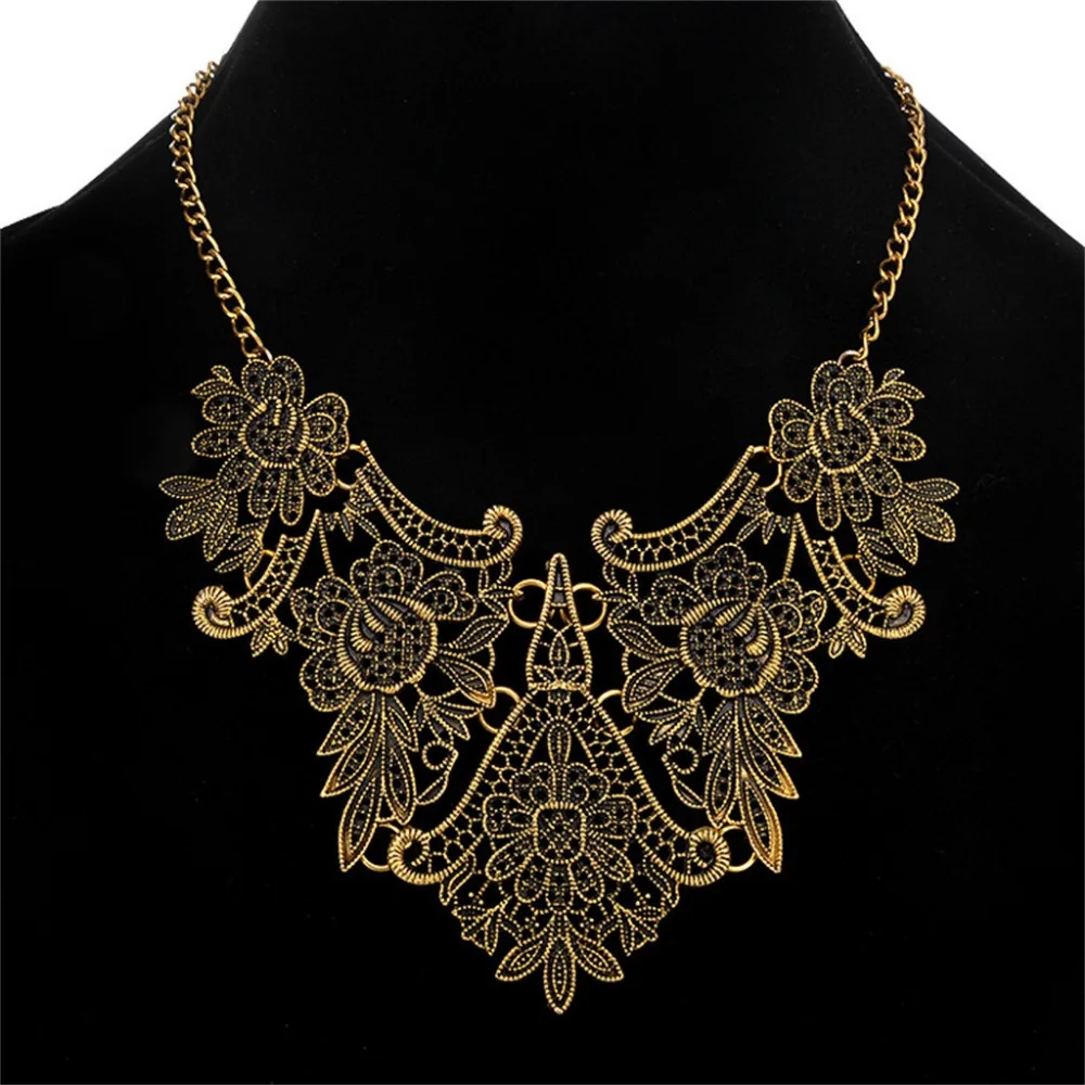 European And American Jewelry Necklace Vintage Sunflower Choker Flower Pendientes Fashion Metal Necklace Professional Ornaments
European And American Jewelry Necklace Vintage Sunflower Choker Flower Pendientes Fashion Metal Necklace Professional Ornaments