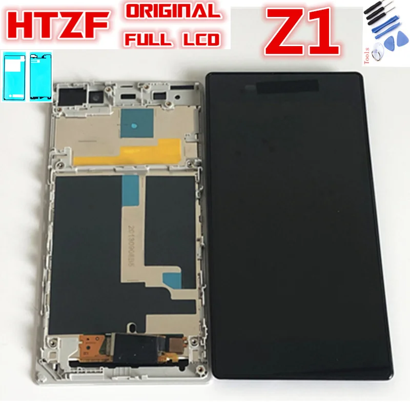 For 5.0" Sony Xperia Z1 L39H C6902 C6906 C6903 LCD Display Touch Screen Digitizer Assembly LCD Replacement Parts with frame
For 5.0" Sony Xperia Z1 L39H C6902 C6906 C6903 LCD Display Touch Screen Digitizer Assembly LCD Replacement Parts with frame