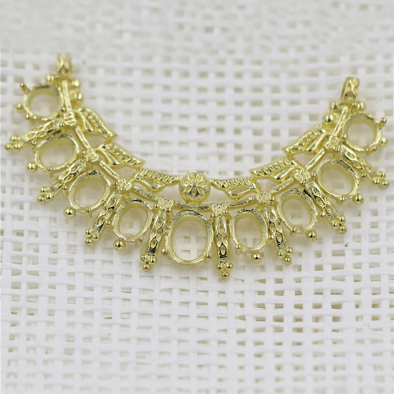 Open Back Pendant Strong Bezel Setting Connectors 7x8mm 5x6mm 5mm Oval Round Cameo Cabochons Bases Findings DIY Crafts Brass
Open Back Pendant Strong Bezel Setting Connectors 7x8mm 5x6mm 5mm Oval Round Cameo Cabochons Bases Findings DIY Crafts Brass