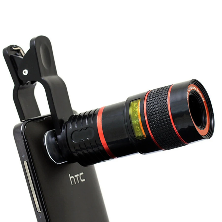 Universal Clip 8X Zoom Telephoto font b Lens b font HD font b Mobile b font