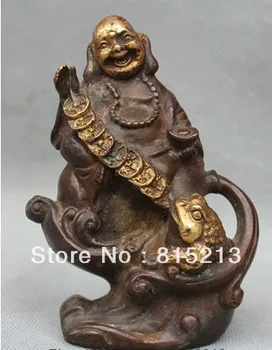 wang 000306 Tibet Buddhism Bronze Gilt Spittor Happy Laugh Maitreya buddha wealth statue
wang 000306 Tibet Buddhism Bronze Gilt Spittor Happy Laugh Maitreya buddha wealth statue