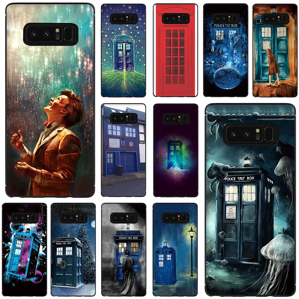 Мягкий ТПУ чехол для телефона Dr Doctor Who Police Call Box Galaxy M10 M20 M30 S6 S7 Edge S8 S9 S10 S10e Plus Note 10 8