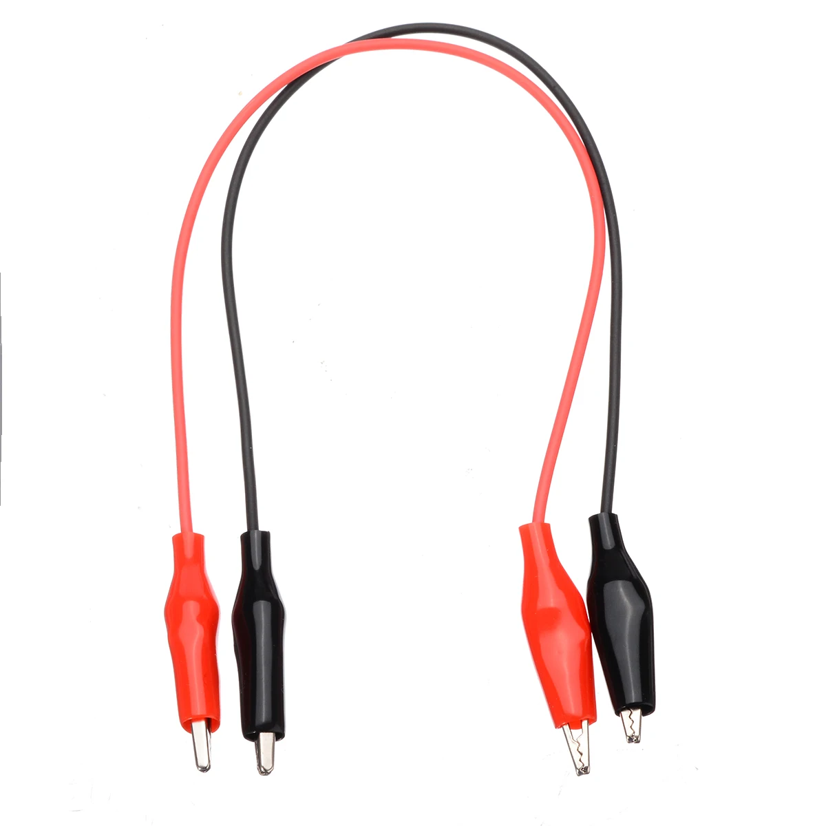2pcs 50cm 24V Alligator Clips Electrical DIY Test Leads Alligator Double-ended Crocodile Clip Test Jumper Wire