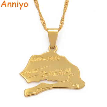 Anniyo The Republic of Senegal Map Pendant Necklaces for Women Girl Gold Color Jewelry Africa Items Ethnic Model Maps #012210
Anniyo The Republic of Senegal Map Pendant Necklaces for Women Girl Gold Color Jewelry Africa Items Ethnic Model Maps #012210