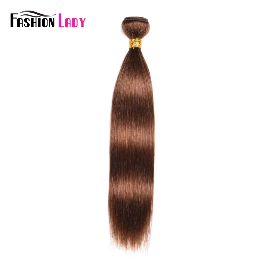 FASHION LADY Pre-Colored Human Hair Extensions Brown #4 Peruvian Straight Hair 1/3/4 Bundle Per Pack Non-Remy
FASHION LADY Pre-Colored Human Hair Extensions Brown #4 Peruvian Straight Hair 1/3/4 Bundle Per Pack Non-Remy