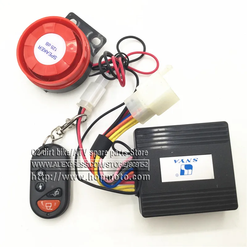 12V Anti-theft device Electric car alarm siren Genuine sports Zuma Karting ATV motocross bodyguard pedal With remote control
12V Anti-theft device Electric car alarm siren Genuine sports Zuma Karting ATV motocross bodyguard pedal With remote control