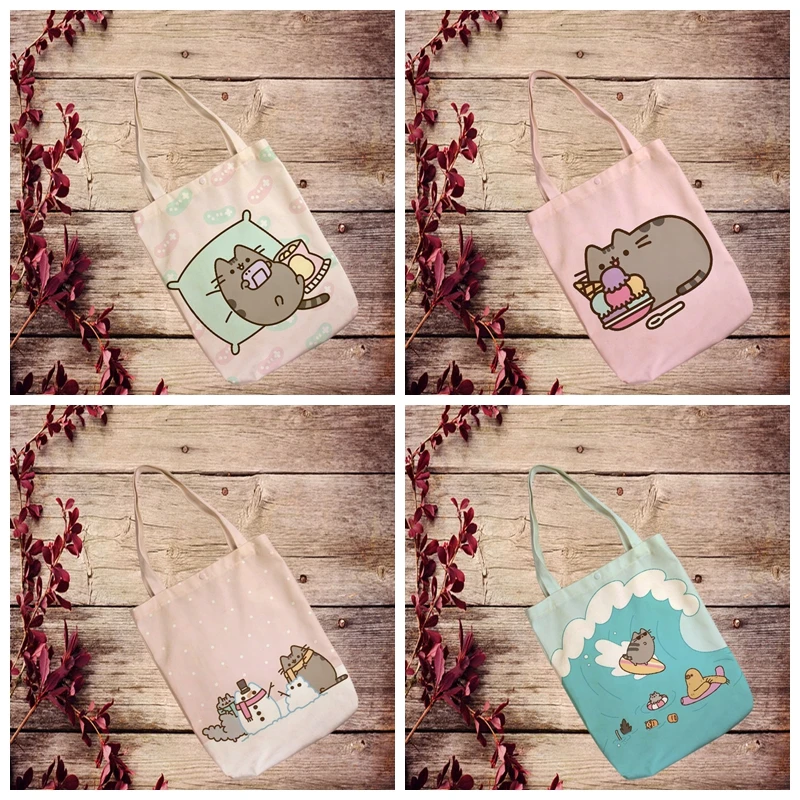 IVYYE Grey Cat Fashion Anime Foldable Canvas Shopping Bag Casual Shoulder Bags Customized Tote Handbag Lady Girls New
IVYYE Grey Cat Fashion Anime Foldable Canvas Shopping Bag Casual Shoulder Bags Customized Tote Handbag Lady Girls New