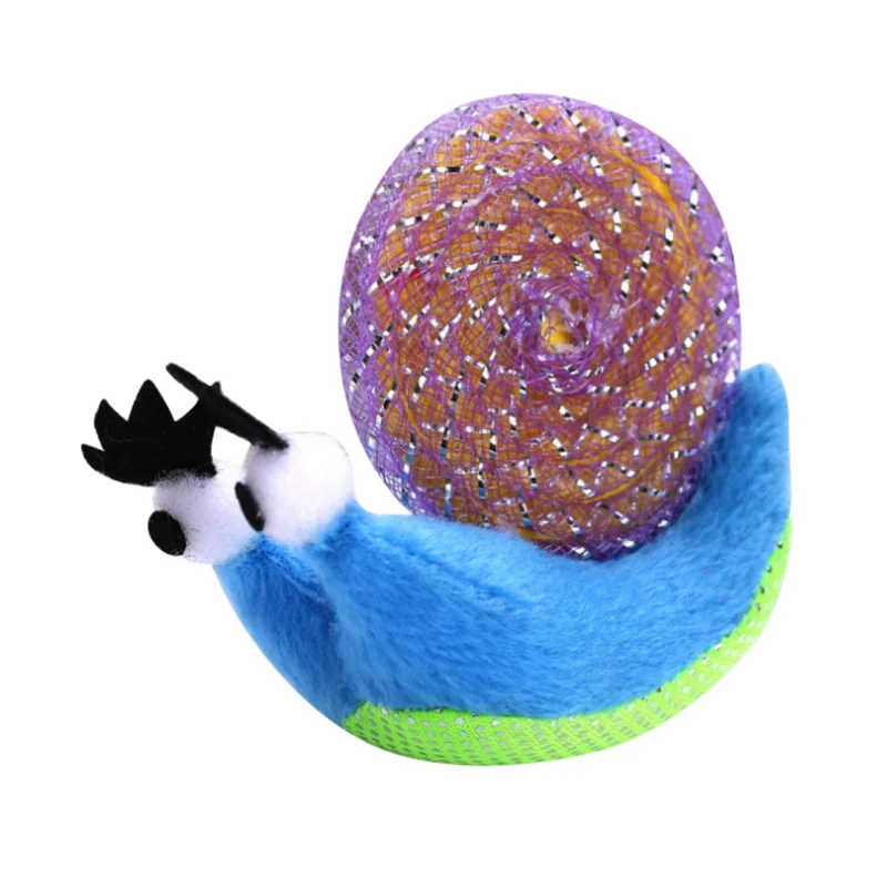 Pet Cat Toy Plush Scratch Toys Snail Shape Cats Kittens Interactive Toy Grinding Claw Cat Appease Toys Cat Supplies
Pet Cat Toy Plush Scratch Toys Snail Shape Cats Kittens Interactive Toy Grinding Claw Cat Appease Toys Cat Supplies