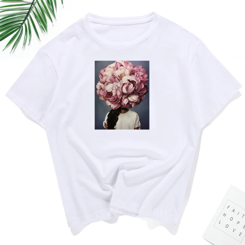 Fashion New T Shirt Women 2019 Funny Cool Female Head flower printed Top Tees 100% Cotton O Neck T Shirt Plus Size wear 100 KG
Fashion New T Shirt Women 2019 Funny Cool Female Head flower printed Top Tees 100% Cotton O Neck T Shirt Plus Size wear 100 KG