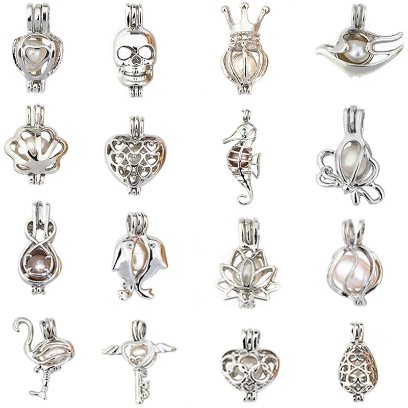 More Than 30 styles Pearl Cage Jewelry Findings Cage Locket Pendant Essential Oil Diffuser Locket For Oyster Pearl Women Men
More Than 30 styles Pearl Cage Jewelry Findings Cage Locket Pendant Essential Oil Diffuser Locket For Oyster Pearl Women Men
