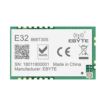 LoRa Long Range Transmitter and Receiver E32-868T30S SX1276 868MHz Wireless Transceiver SX1278
LoRa Long Range Transmitter and Receiver E32-868T30S SX1276 868MHz Wireless Transceiver SX1278