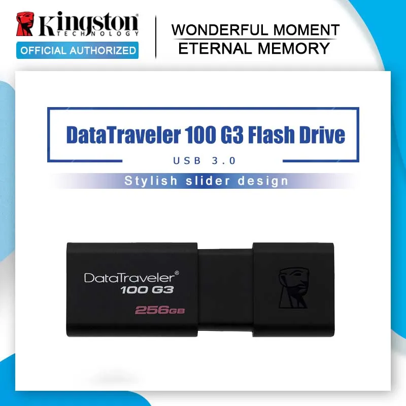 

Kingston USB Flash Drives 8GB 16GB 32GB 64GB 128GB USB 3.0 Pen Drive high speed PenDrives DT100G3