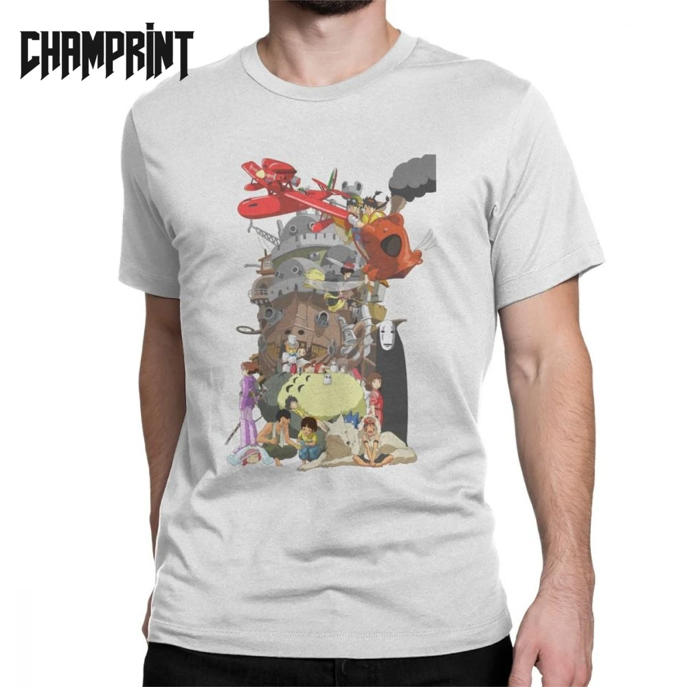 Ghibli Men T Shirt Hayao Miyazaki Manga Japan No Face Studio Totoro Spirited Away Vintage Tees Short Sleeve T-Shirts Cotton Gift
Ghibli Men T Shirt Hayao Miyazaki Manga Japan No Face Studio Totoro Spirited Away Vintage Tees Short Sleeve T-Shirts Cotton Gift