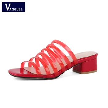 Women Slippers Transparent High Heel Pumps Stilettos Comfort Wedding Dress Shoes Candy Colors Narrow Band Woman Summer Slippers
Women Slippers Transparent High Heel Pumps Stilettos Comfort Wedding Dress Shoes Candy Colors Narrow Band Woman Summer Slippers