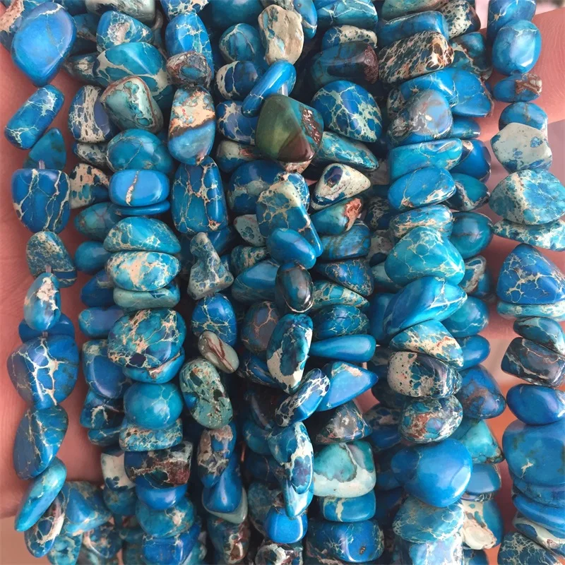 Genuine Natural Stone Blue Sea Sediment Turquoise Imperial Jasper Irregular Gemstone Bead 8-10-12MM Diy Beads For Jewelry Making
Genuine Natural Stone Blue Sea Sediment Turquoise Imperial Jasper Irregular Gemstone Bead 8-10-12MM Diy Beads For Jewelry Making