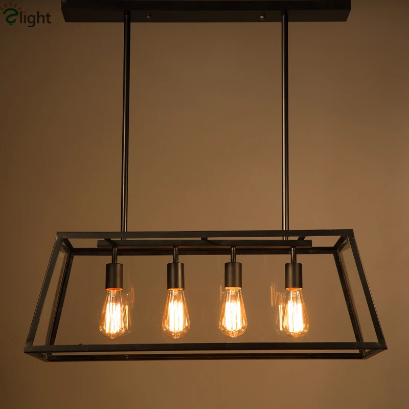 American Vintage Clear Glass Box Pendant Light Europe Industrial Minimalism Painted Iron Led Pendant Lights For Dining Room
American Vintage Clear Glass Box Pendant Light Europe Industrial Minimalism Painted Iron Led Pendant Lights For Dining Room