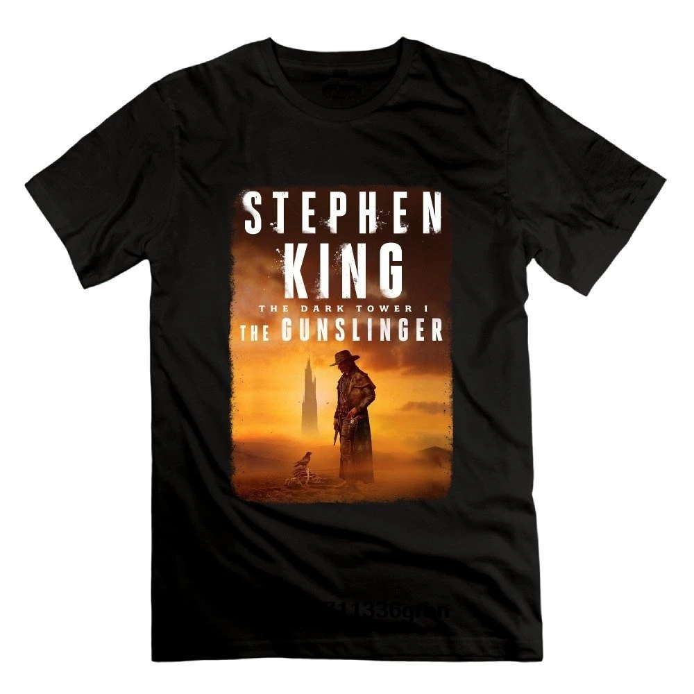 Men T shirt Stephen King The Dark Tower I The Gunslinger Short Sleeve funny t-shirt novelty tshirt women
Men T shirt Stephen King The Dark Tower I The Gunslinger Short Sleeve funny t-shirt novelty tshirt women