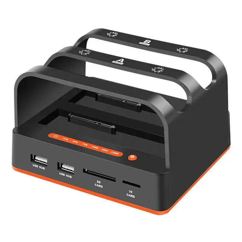 USB 3.0 To SATA External HDD Box Three Bay Bock 2Port Hub Offline Clone For 2.5 3.5 Inch HDD SSD SATA I II
USB 3.0 To SATA External HDD Box Three Bay Bock 2Port Hub Offline Clone For 2.5 3.5 Inch HDD SSD SATA I II