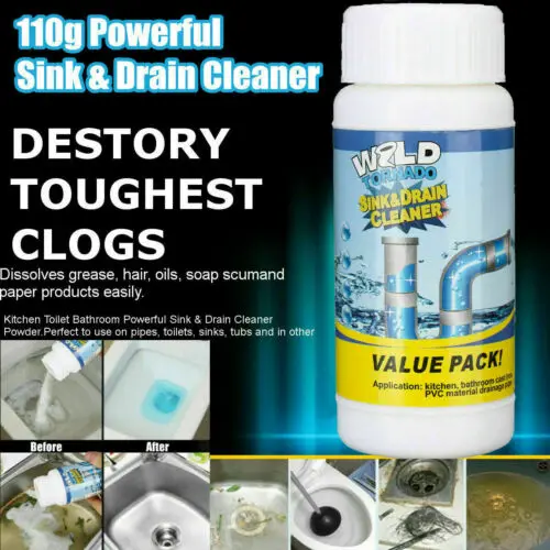 2019 New High Efficiency Cleaner Powerful Sink Drain Cleaner Portable Powder Cleaning Tool Super Clog Remover Amazing Tool
2019 New High Efficiency Cleaner Powerful Sink Drain Cleaner Portable Powder Cleaning Tool Super Clog Remover Amazing Tool