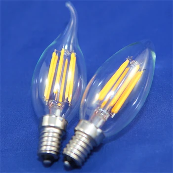 C35 Dimmable E14 2W 4W COB 200-400LM 2800-3200K Warm White LED Filament Bulb(AC 110-240V)
C35 Dimmable E14 2W 4W COB 200-400LM 2800-3200K Warm White LED Filament Bulb(AC 110-240V)