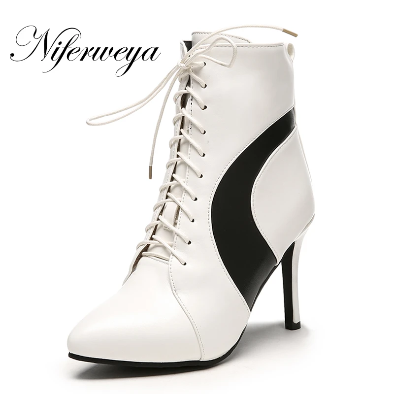 Sexy Pointed Toe thin heel high heels spring/autumn women shoes big size 34-47 Mixed Colors zipper Ankle boots zapatos mujer
Sexy Pointed Toe thin heel high heels spring/autumn women shoes big size 34-47 Mixed Colors zipper Ankle boots zapatos mujer