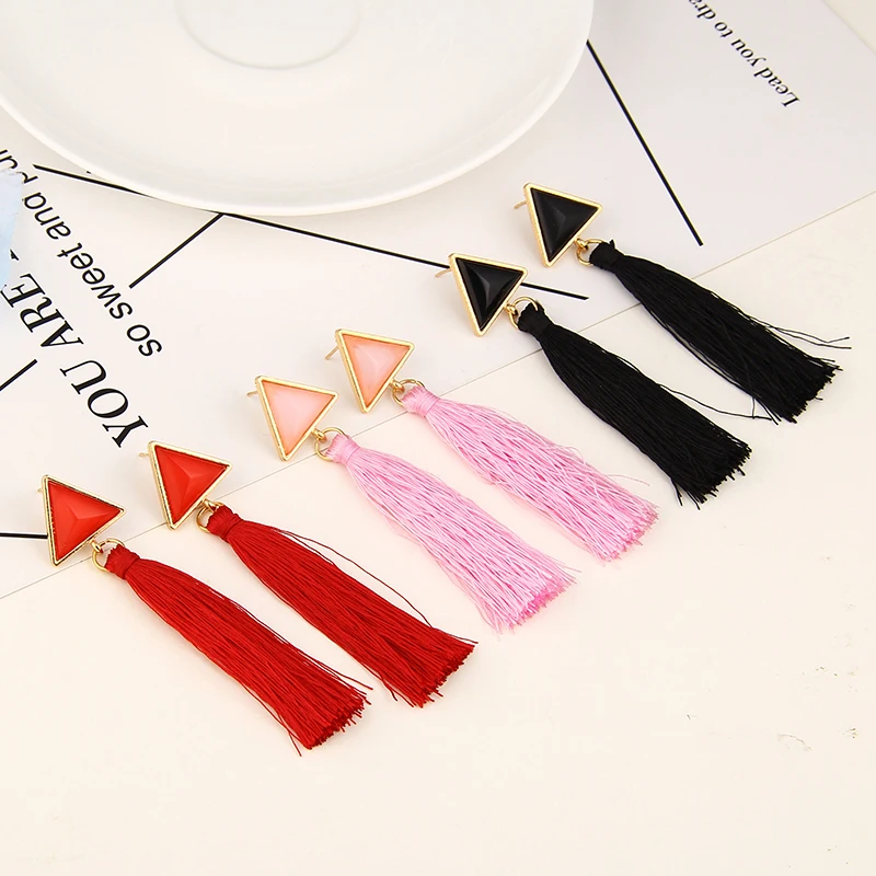 3 Colors black Fiber Long Tassel Earrings Fashion Jewelry 2018 Bohemian Pendantes Femmes Ethniques Earrings for Women Gift
3 Colors black Fiber Long Tassel Earrings Fashion Jewelry 2018 Bohemian Pendantes Femmes Ethniques Earrings for Women Gift