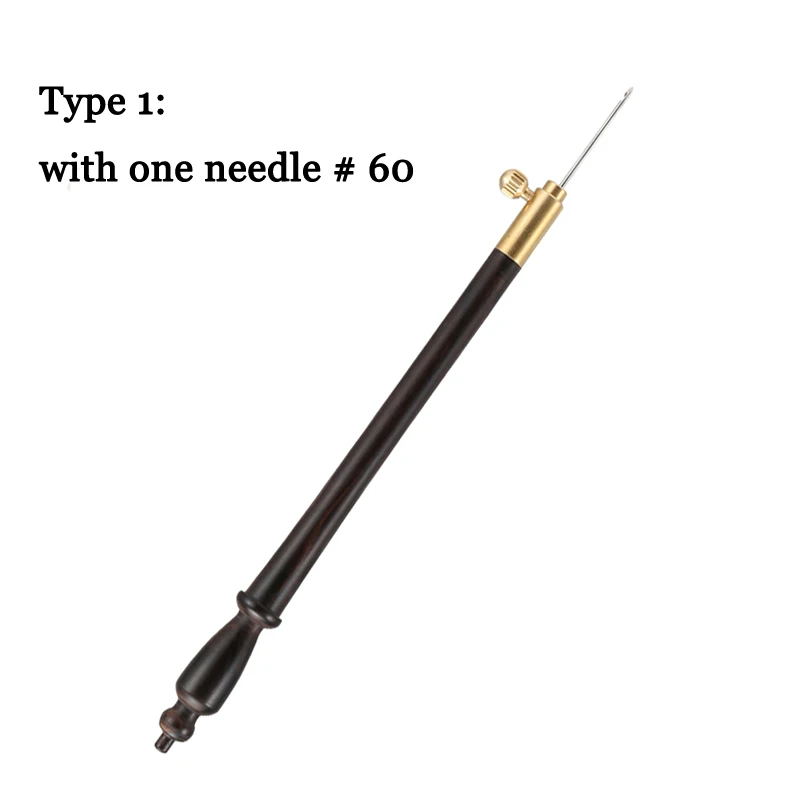 Ручка из натурального фиолетового сандалового дерева крючок для вязания с