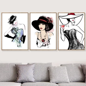 Wear A Hat Fashion Lady Nordic Poster And Prints Wall Art Canvas Painting Wall Pictures For Living Room Girl Bedroom Home Decor
Wear A Hat Fashion Lady Nordic Poster And Prints Wall Art Canvas Painting Wall Pictures For Living Room Girl Bedroom Home Decor