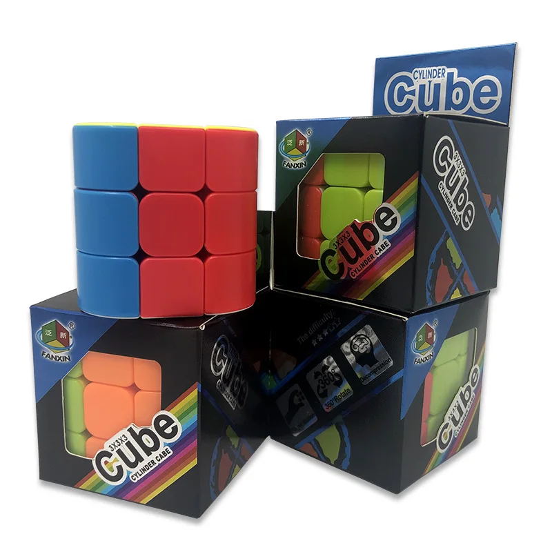 Column Cylinder Cube 3x3x3 Magic Cube Profissional Competition Speed Cube Round Shape Column Barrel Magic Cube Column Shape Toys
Column Cylinder Cube 3x3x3 Magic Cube Profissional Competition Speed Cube Round Shape Column Barrel Magic Cube Column Shape Toys