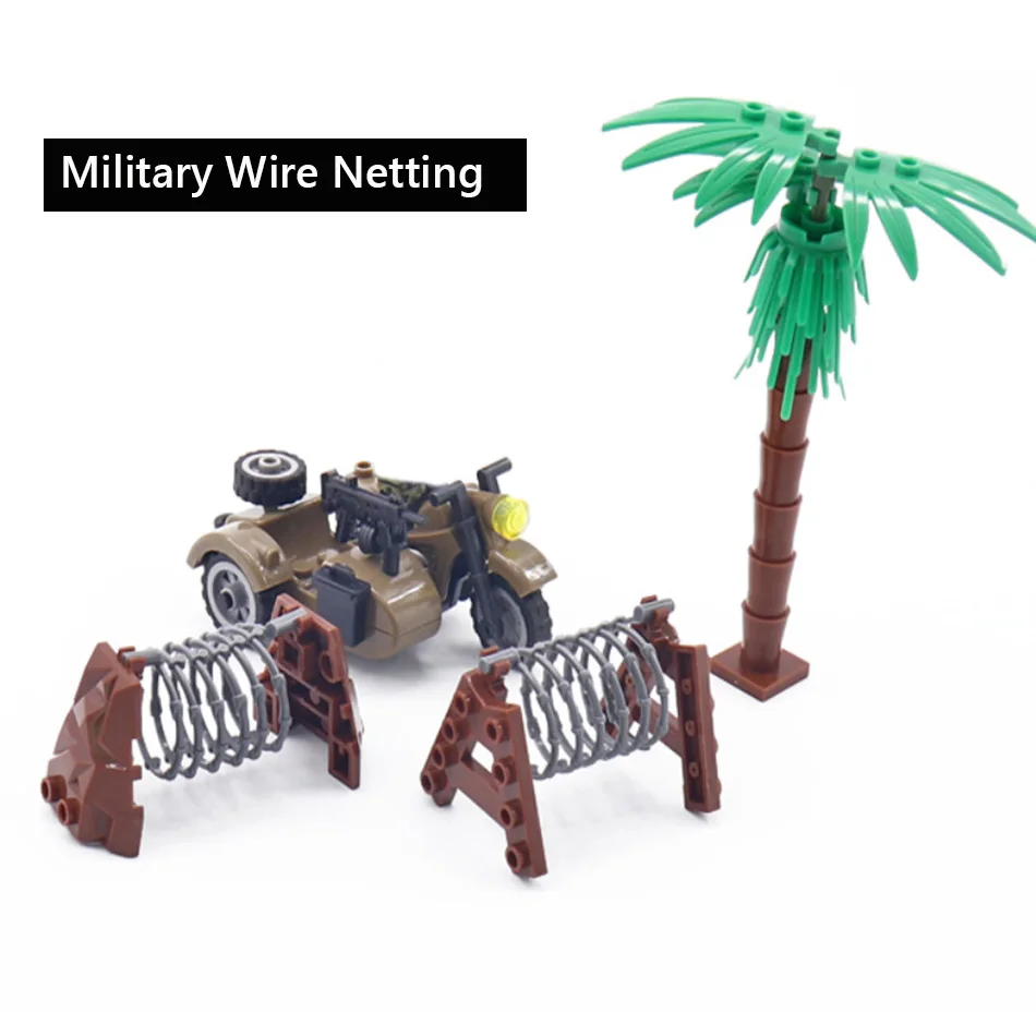 2/4 PCS Defend Wire Netting Army Soldier Figures DIY Parts Compatible legoed Military Base Building Blocks Bricks Set Toys
2/4 PCS Defend Wire Netting Army Soldier Figures DIY Parts Compatible legoed Military Base Building Blocks Bricks Set Toys