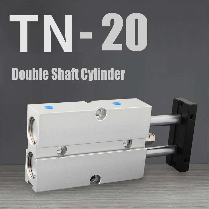 TN Cylinder Twin-rod Pneumatic Air Cylinder 20mm Bore TN20*10/20/30/40/50/60/70/80/90/100/125/150mm Stroke double Acting piston
TN Cylinder Twin-rod Pneumatic Air Cylinder 20mm Bore TN20*10/20/30/40/50/60/70/80/90/100/125/150mm Stroke double Acting piston
