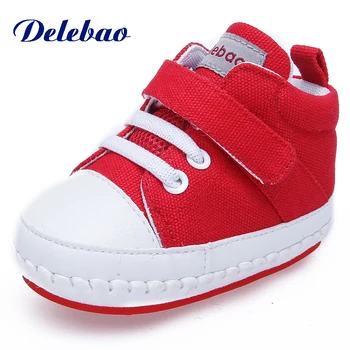 Delebao Spring/Autumn Hook & Loop Lace-up Baby Shoes Unique Toddler Shoes Newborn For 0-24 Months Outdoor First Walkers
Delebao Spring/Autumn Hook & Loop Lace-up Baby Shoes Unique Toddler Shoes Newborn For 0-24 Months Outdoor First Walkers