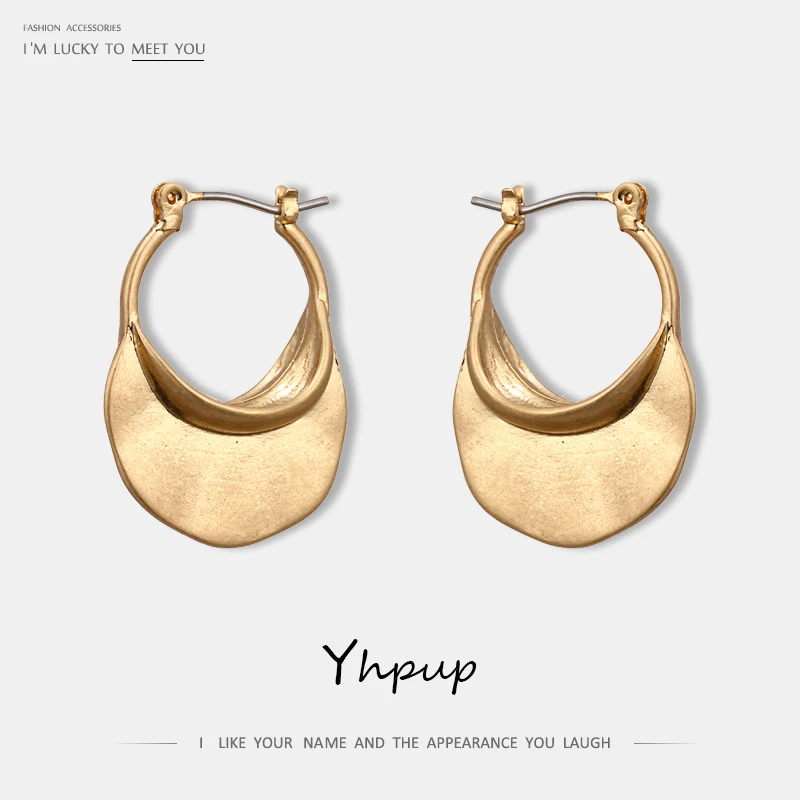 Yhpup Fashion Elegant Hat Geometric Hoop Earrings Zinc Alloy Gold Silver Statement Earrings for Women Girl Party Jewelry Gift
Yhpup Fashion Elegant Hat Geometric Hoop Earrings Zinc Alloy Gold Silver Statement Earrings for Women Girl Party Jewelry Gift