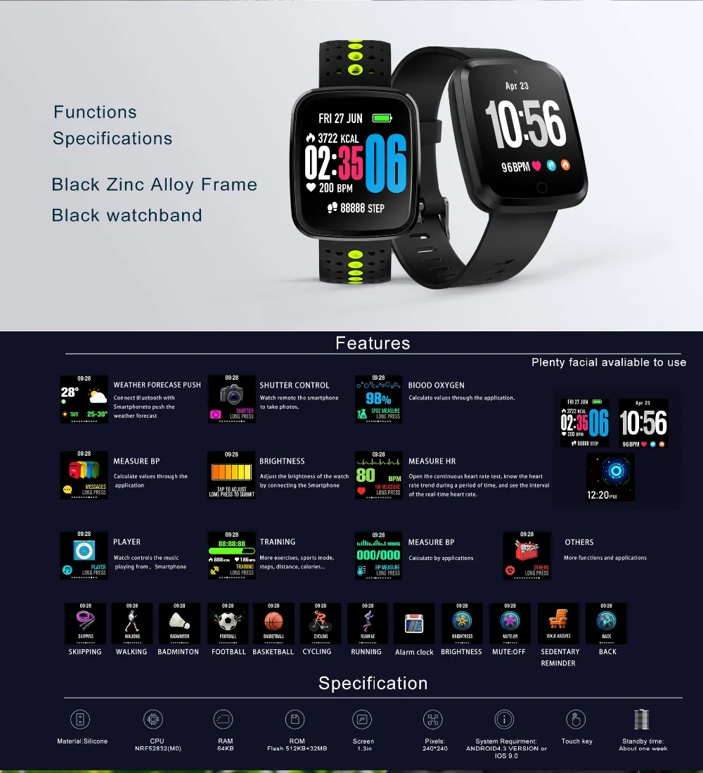 smart band v6s