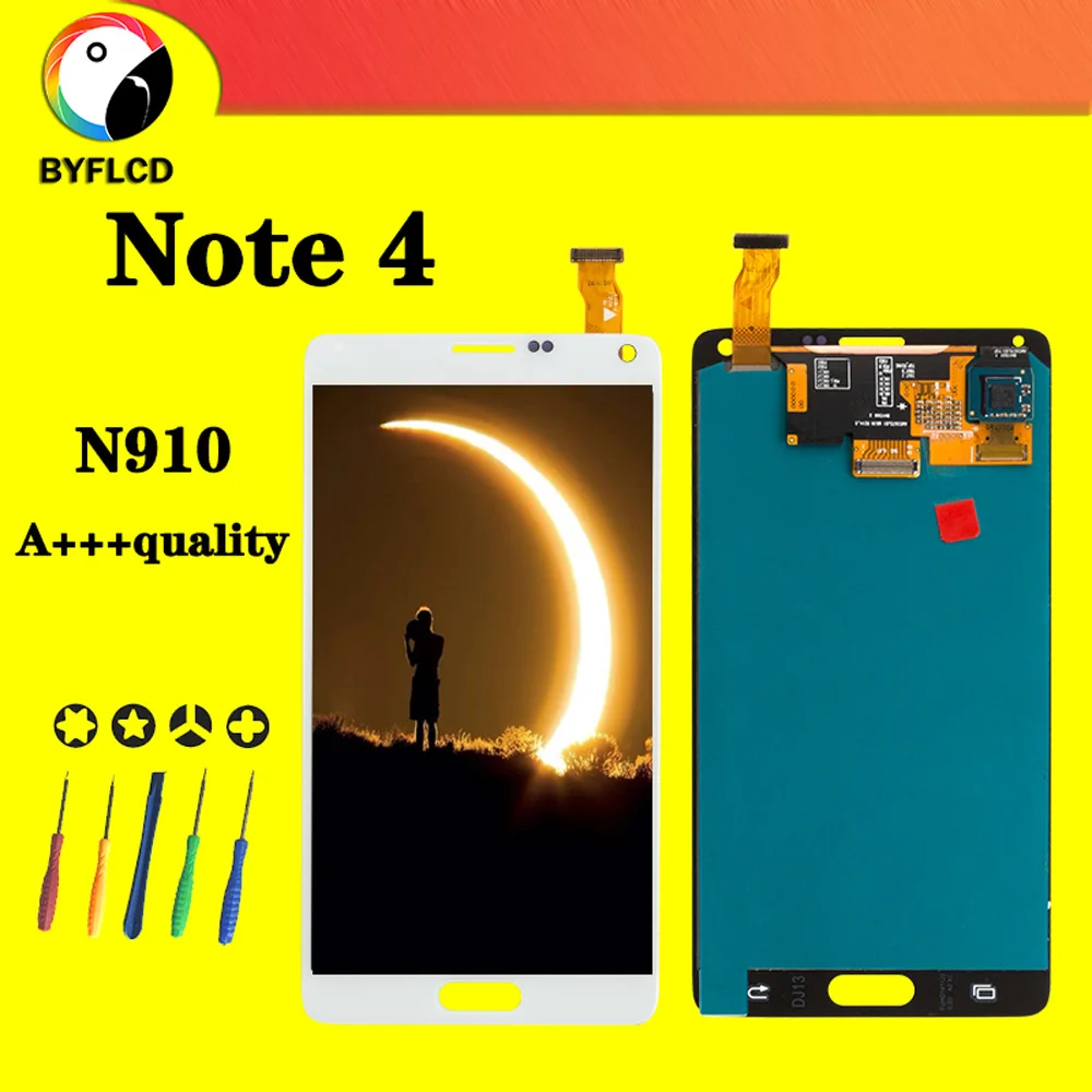 Brand new TFT Lcd For Samsung Note 4 N910 N910F N910A Display For Samsung Galaxy Note 4 Screen Touch Display Assembly replace
Brand new TFT Lcd For Samsung Note 4 N910 N910F N910A Display For Samsung Galaxy Note 4 Screen Touch Display Assembly replace