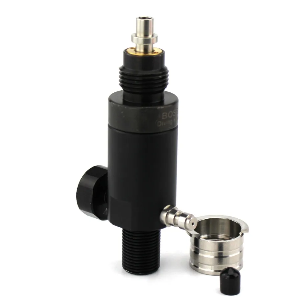 PCP Airforce Condor High Pressure Valve M18x1.5 Inlet 7/8-14UNF Outlet 300bar 4500psi Black Fill Adapter Test Filling Adpater
PCP Airforce Condor High Pressure Valve M18x1.5 Inlet 7/8-14UNF Outlet 300bar 4500psi Black Fill Adapter Test Filling Adpater