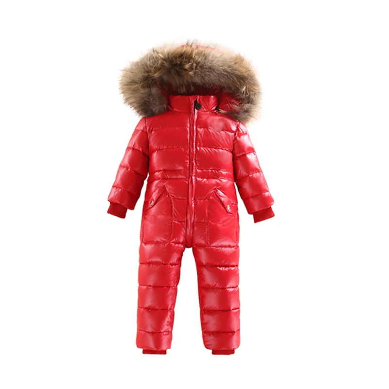 2019 Winter baby Big real Fur Collar White Duck Down Rompers Baby Hooded Warm Windproof Romper Kids Romper kids snow ski suit
2019 Winter baby Big real Fur Collar White Duck Down Rompers Baby Hooded Warm Windproof Romper Kids Romper kids snow ski suit