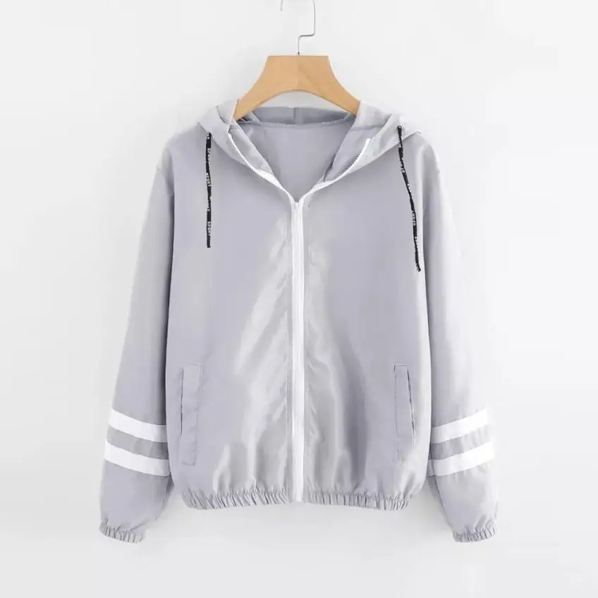 Outerwear & Coats Jackets Casual Patchwork Thin Skinsuits Hooded Zipper Pockets Sport Coats and Jackets Women
Outerwear & Coats Jackets Casual Patchwork Thin Skinsuits Hooded Zipper Pockets Sport Coats and Jackets Women