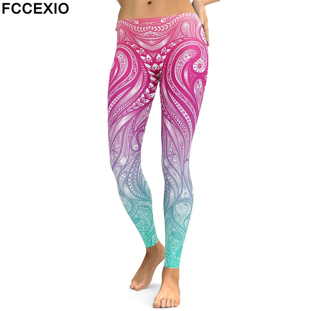 FCCEXIO New 3D Pink Fitness Elastic High Street Leggings Women Workout Legging Push Up Sporting Patchwork Women Leggings
FCCEXIO New 3D Pink Fitness Elastic High Street Leggings Women Workout Legging Push Up Sporting Patchwork Women Leggings