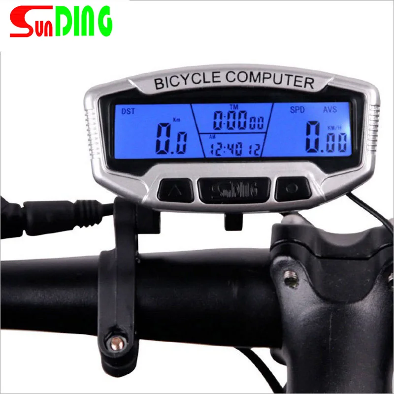 Sunding Bicycle Speedometer Wired Computer Stopwatch Odometer LED Screen Backlight Auto Clear Bike Computer 558A
Sunding Bicycle Speedometer Wired Computer Stopwatch Odometer LED Screen Backlight Auto Clear Bike Computer 558A