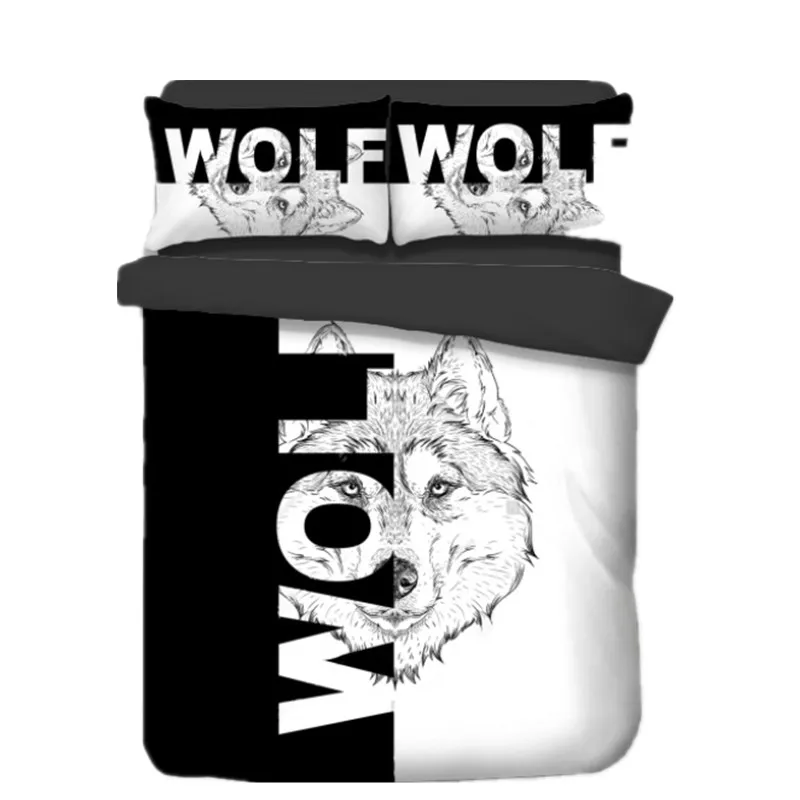 Fanaijia 3d wolf bedding Sets king size Animal print Duvet Cover set with pillowcase queen size comforter sets
Fanaijia 3d wolf bedding Sets king size Animal print Duvet Cover set with pillowcase queen size comforter sets