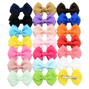 20PCs/lot 20colors Baby Girls Bow Hair Clip Grosgrain Ribbon Metal Hair Pins Headwear Girl Hair Accessories
20PCs/lot 20colors Baby Girls Bow Hair Clip Grosgrain Ribbon Metal Hair Pins Headwear Girl Hair Accessories