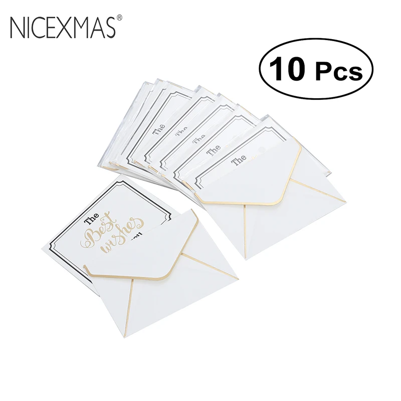 NICEXMAS 10pcs THE BEST WISHES TO YOU Greeting Cards with Envelopes Blessing Cards Blank Note Cards
NICEXMAS 10pcs THE BEST WISHES TO YOU Greeting Cards with Envelopes Blessing Cards Blank Note Cards
