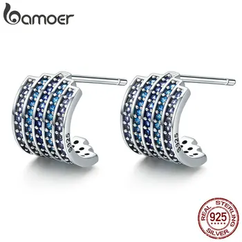 BAMOER 100% 925 Sterling Silver Gradual Change Blue CZ Exquisite Stud Earrings for Women Fashion Earrings Jewelry Gift SCE285
BAMOER 100% 925 Sterling Silver Gradual Change Blue CZ Exquisite Stud Earrings for Women Fashion Earrings Jewelry Gift SCE285