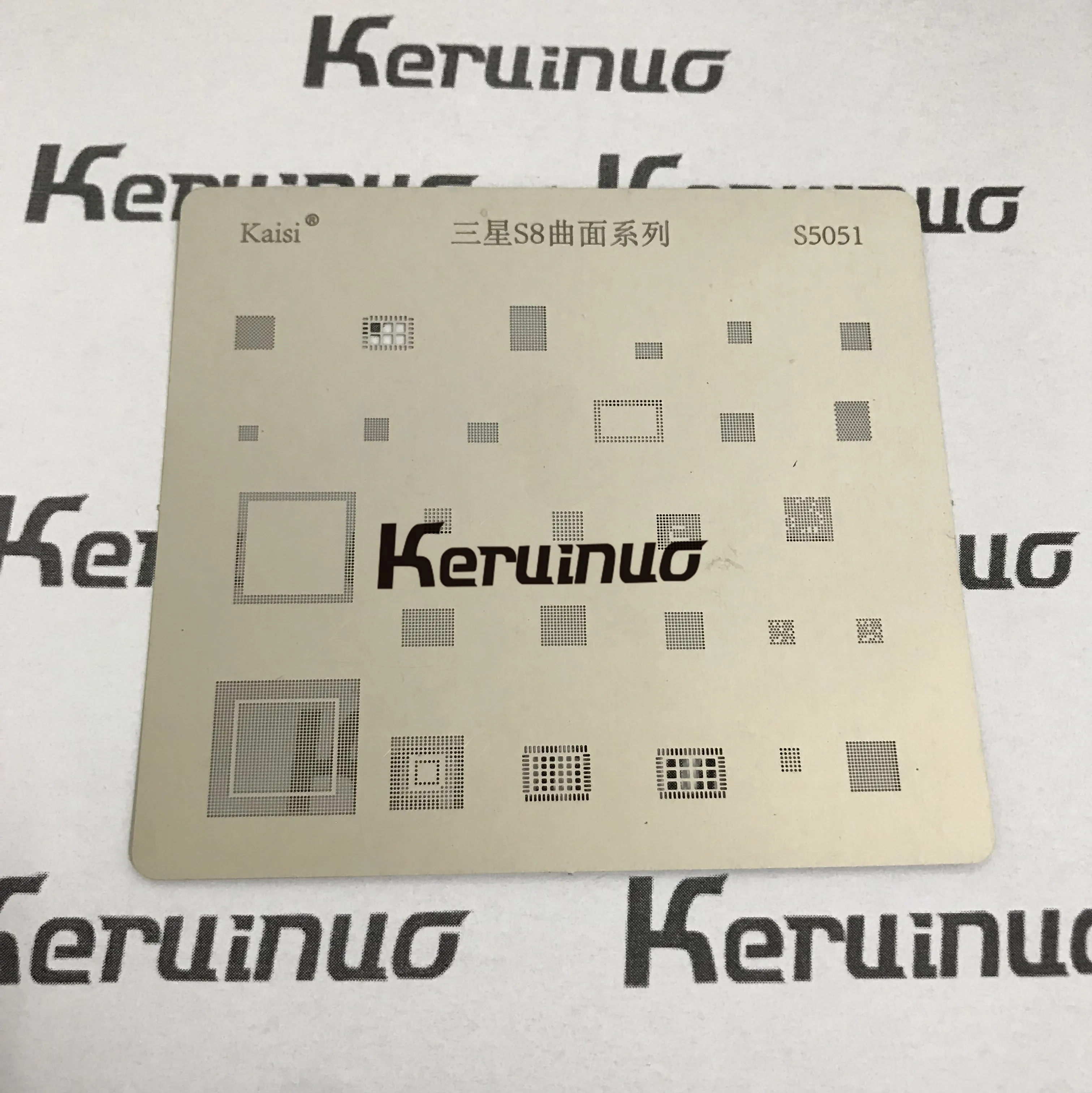 For Samsung S8+ S8 Edge BGA Stencil Power wifi Audio Touch CPU RAM eMMC PA IC Reballing Pin BGA Direct Heat Template S5051
For Samsung S8+ S8 Edge BGA Stencil Power wifi Audio Touch CPU RAM eMMC PA IC Reballing Pin BGA Direct Heat Template S5051