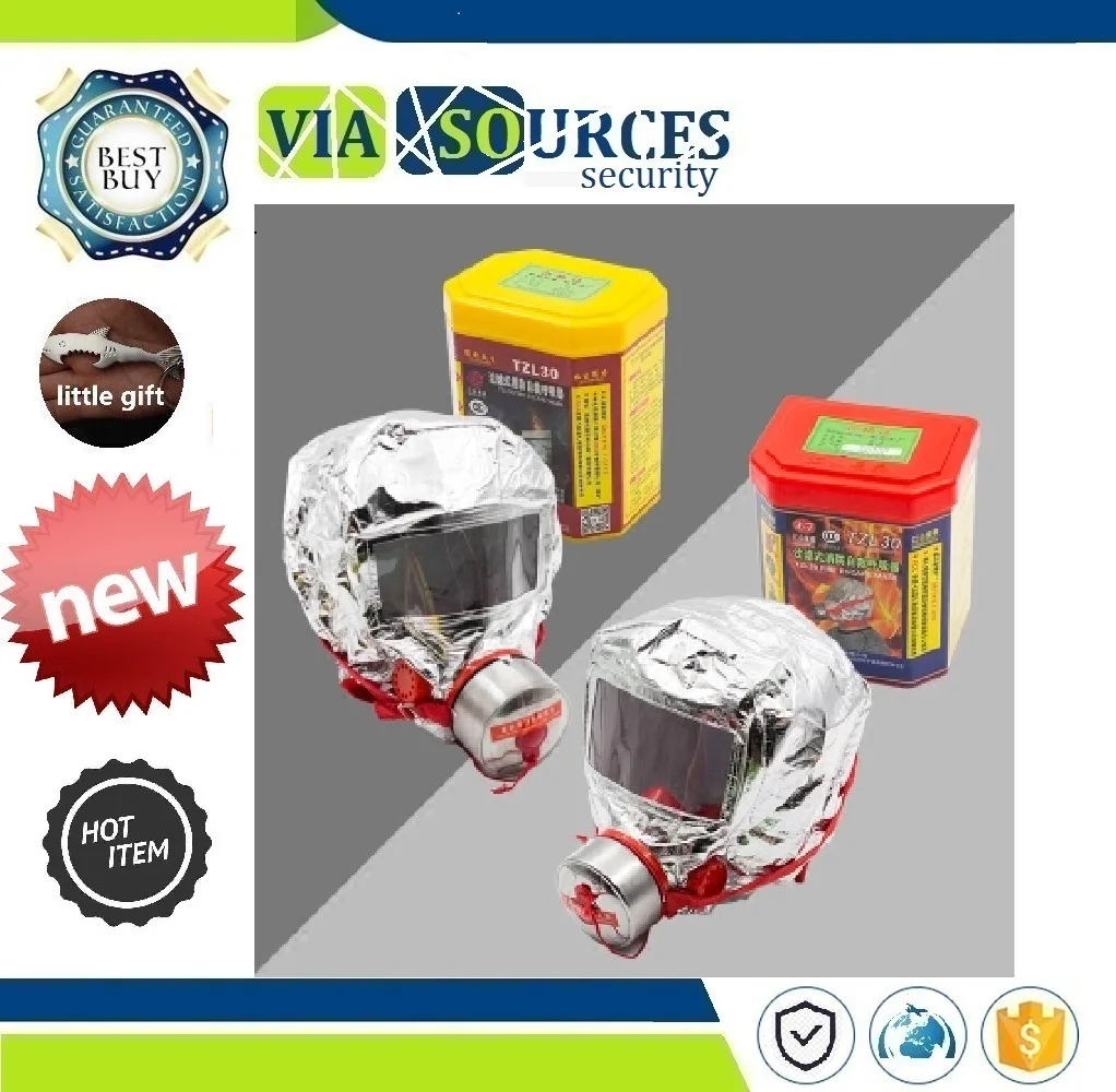 Emergency escape respirator mask 30 minute Fire escape Fire mask Aluminum foil Thermal radiation Carbon monoxide Fire gas mask
Emergency escape respirator mask 30 minute Fire escape Fire mask Aluminum foil Thermal radiation Carbon monoxide Fire gas mask