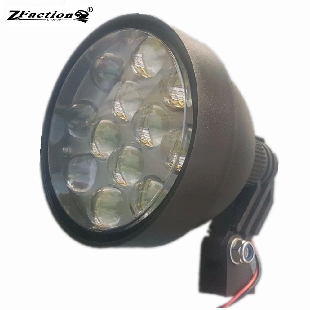 

Ultra Bright 12V 60W LED Hunting Boating Remote Spotlight 5400LM LED Driving Car Light Durable ABS Lightweight Spot Beam Light