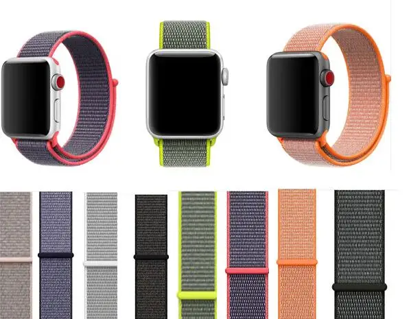 Sport loop band for apple watch nylon band series 4 3 2 1 bracelet for iwatch straps breathabe wirstband 38mm 42mm 40mm 44mm
Sport loop band for apple watch nylon band series 4 3 2 1 bracelet for iwatch straps breathabe wirstband 38mm 42mm 40mm 44mm