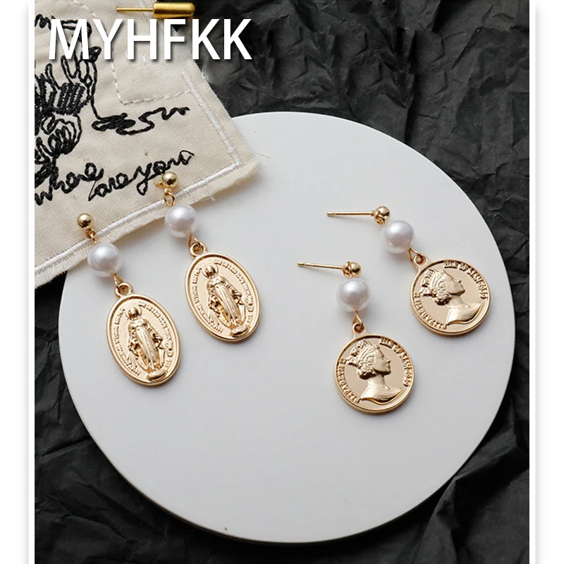 MYHFKK Vintage Jewelry Hanging Earrings Vintage Alloy Metal Lady Gold Round Long Bohemian Pendant Earrings Wholesale EH039
MYHFKK Vintage Jewelry Hanging Earrings Vintage Alloy Metal Lady Gold Round Long Bohemian Pendant Earrings Wholesale EH039